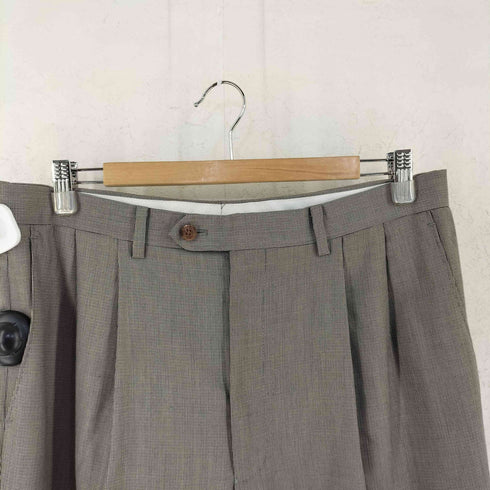 ラルフローレン RALPH LAUREN 90s 2タック チェック柄スラックス メンズ 34