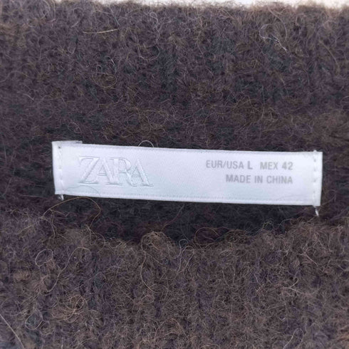 ザラ ZARA クルーネックニットセーター メンズ L