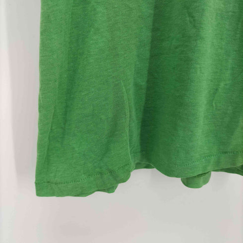 ナイキ NIKE 70-80s 筆記体ロゴ スウッシュロゴ フロッキープリント クルーネック S/S Tシャツ シングルステッチ メンズ