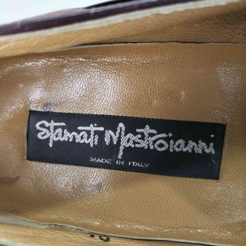 stamati mastroianni ウィングチップ タッセル ローファー メンズ 9 1/2