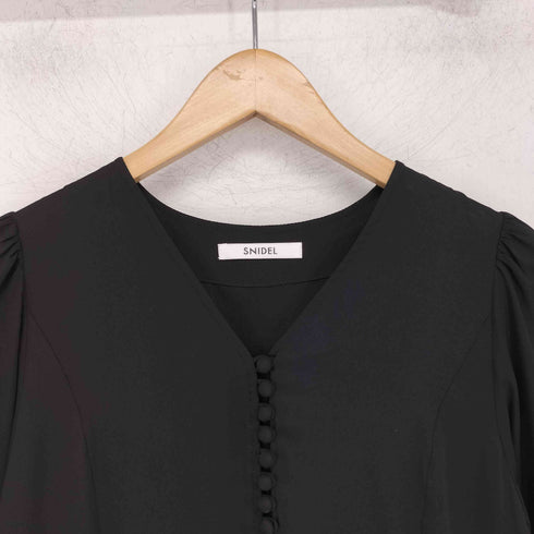 スナイデル snidel シフォンフリルロングワンピース レディース JPN:1
