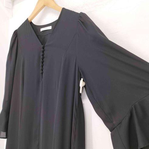 スナイデル snidel シフォンフリルロングワンピース レディース JPN:1