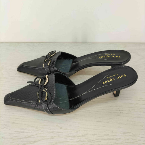 ケイトスペードニューヨーク kate spade NEW YORK ポインテッドトゥ リボンヒールパンプス レディース 6 1/2