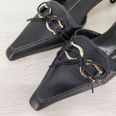 ケイトスペードニューヨーク kate spade NEW YORK ポインテッドトゥ リボンヒールパンプス レディース 6 1/2