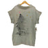ツモリチサト TSUMORI CHISATO ラメ加工 フロッキープリント スウェット S/S ワンピース レディース JPN:M