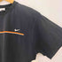 ナイキ NIKE 90s~00s 白タグ スウッシュプリント クルーネック S/S Tシャツ メンズ import:M