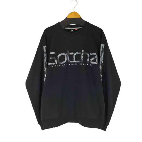ガッチャ GOTCHA カモ柄デザイン ロゴプリント スウェット メンズ import:L