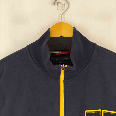 トミーヒルフィガー TOMMY HILFIGER ロゴワッペン ジップアップジャケット メンズ JPN:L