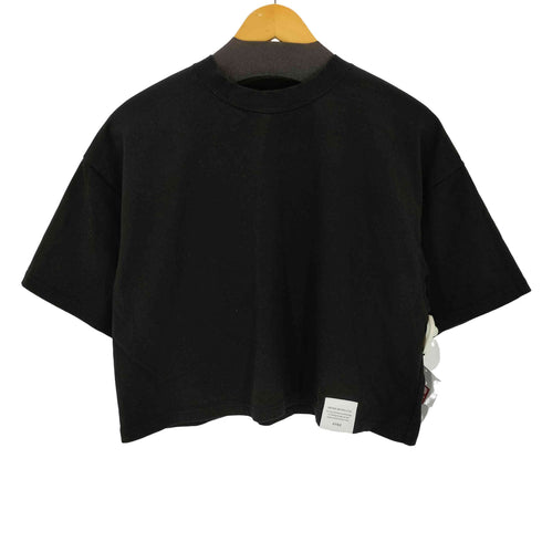ハイク HYKE 26SS CROPPED SHORT-SLV TEE / BIG FIT(6.5OZ) レディース 1