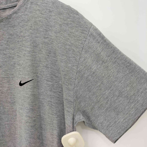 ナイキ NIKE 90s~00s 白タグ スウッシュ刺繍 クルーネック S/S Tシャツ メンズ import:M