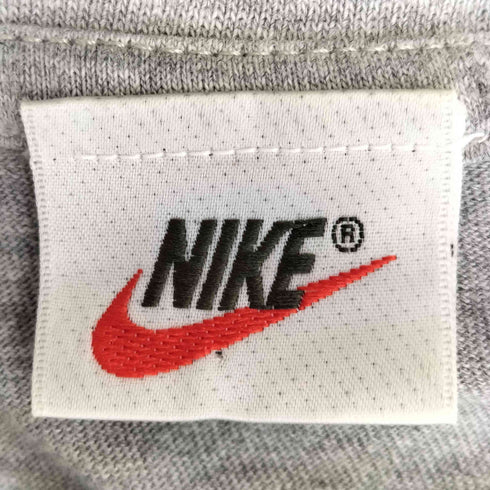 ナイキ NIKE 90s~00s 白タグ スウッシュ刺繍 クルーネック S/S Tシャツ メンズ import:M