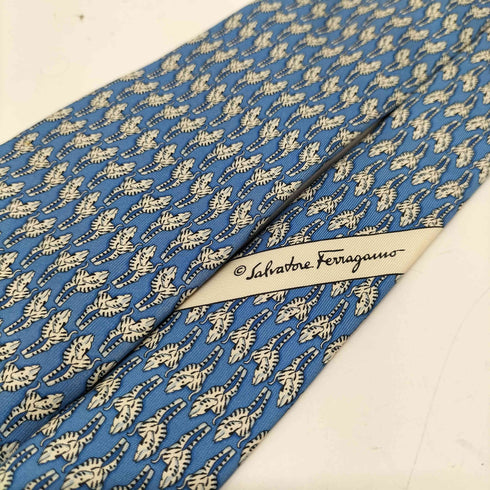 サルヴァトーレフェラガモ Salvatore Ferragamo 総柄 ネクタイ メンズ