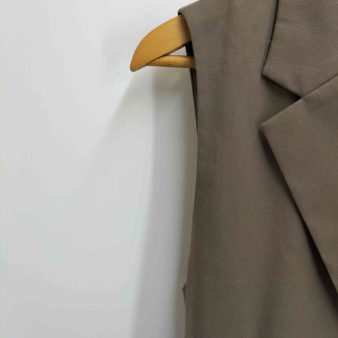 ユナイテッドアローズグリーンレーベルリラクシング UNITED ARROWS green label relaxing ダブル テーラード ロング ジレ レディース
