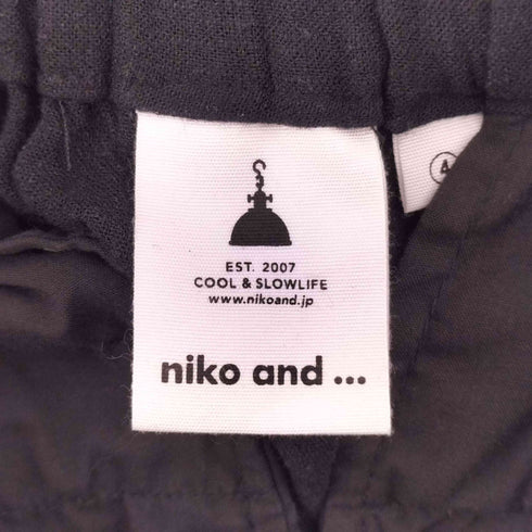 ニコアンド niko and... リネンゆるショートPT レディース JPN:4