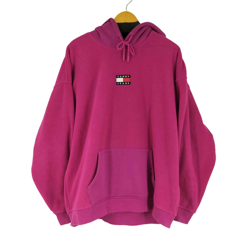 トミージーンズ tommy jeans フリースプルオーバー パーカー メンズ JPN:XL
