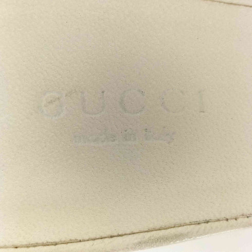 グッチ GUCCI ハイヒールレースミュール バンブーヒール レディース 36 1/2