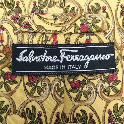 サルヴァトーレフェラガモ Salvatore Ferragamo 総柄ネクタイ メンズ
