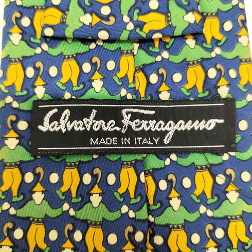 サルヴァトーレフェラガモ Salvatore Ferragamo 総柄ネクタイ メンズ