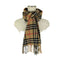 バーバリーズ BURBERRYS pure cashmere カシミヤ100 ノバチェックマフラー レディース