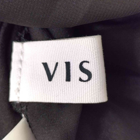 ビス ViS ペプラムオーガンジードッキングニットプルオーバー レディース FREE