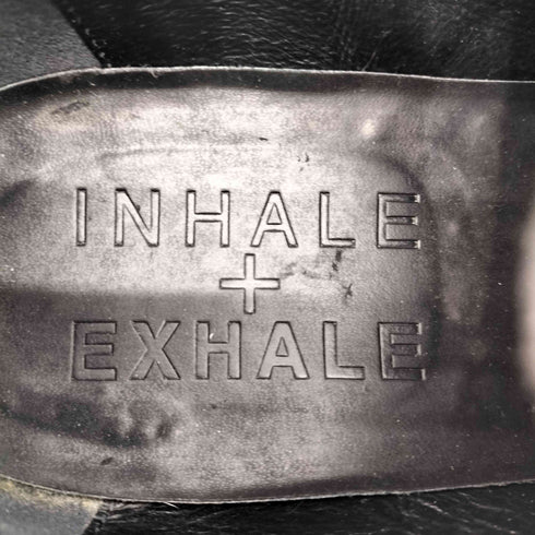 インヘイルエクスヘイル INHALE EXHALE スクエアトゥ レザーシューズ メンズ JPN:L