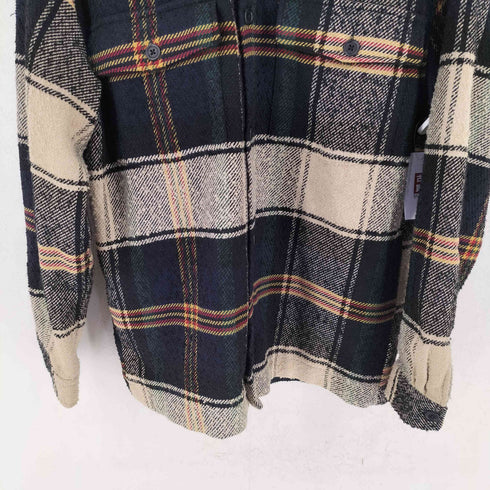 ザラ ZARA チェック柄 シャツジャケット メンズ M