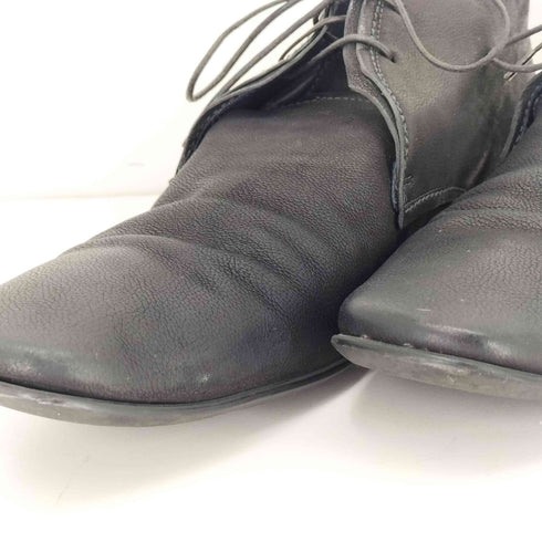 ボスヒューゴボス BOSS HUGO BOSS スクエアトゥ チャッカブーツ イタリア製 メンズ 8 1/2