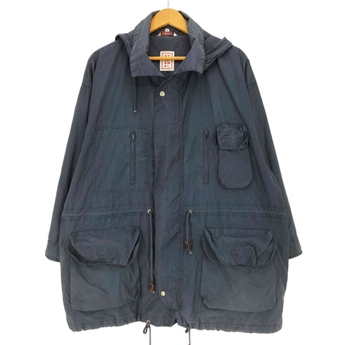 ステファネル STEFANEL 2WAY フラップポケット フーデッド フィールドジャケット メンズ JPN:M