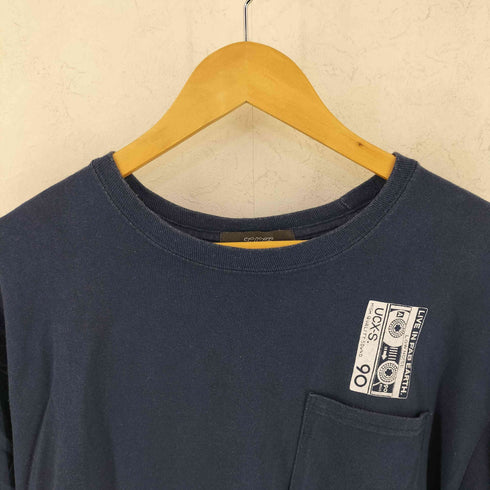 リブインファブアースライフ L.I.F.E LIVE IN FAB EARTH L/S ポケットTシャツ メンズ L