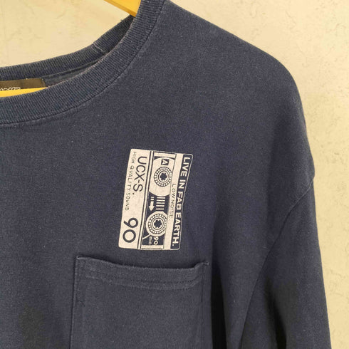 リブインファブアースライフ L.I.F.E LIVE IN FAB EARTH L/S ポケットTシャツ メンズ L