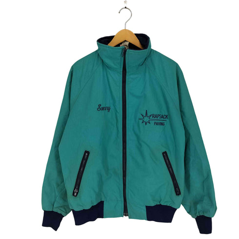 SPORTS MASTER USA製 裏フリース ジップアップブルゾン メンズ JPN:L