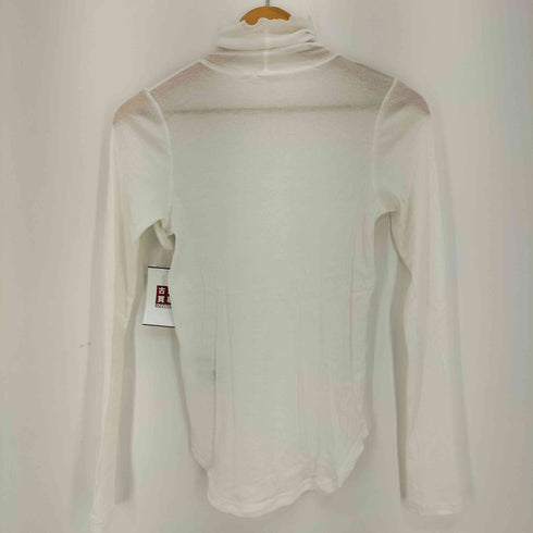 ビューティーアンドユースユナイテッドアローズ BEAUTY & YOUTH UNITED ARROWS コットンテレコ リブ シアー タートルネック カットソー レディース
