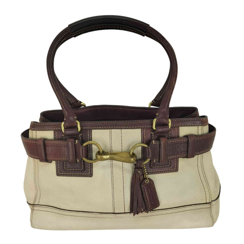 コーチ COACH ペブルレザー ハンプトンズハンドバッグ レディース