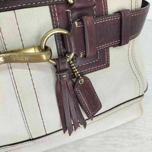 コーチ COACH ペブルレザー ハンプトンズハンドバッグ レディース