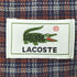 ラコステ LACOSTE 文字ワニ チェック ボタンダウン シャツ メンズ JPN:3