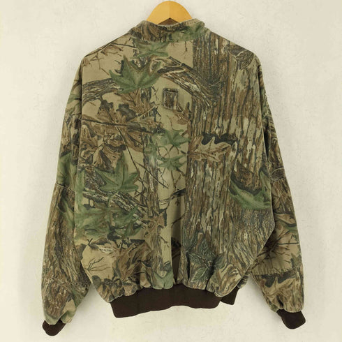 カベラス Cabela's リアルツリーカモ柄 スタンドジップジャケット メンズ XL