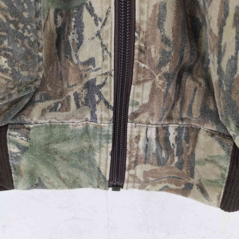 カベラス Cabela's リアルツリーカモ柄 スタンドジップジャケット メンズ XL