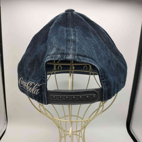 00S ボディ 企業 ボトル ロゴ 刺繍 シャンブレー デニム 6パネル キャップ メンズ