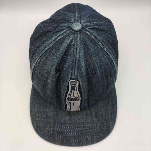 00S ボディ 企業 ボトル ロゴ 刺繍 シャンブレー デニム 6パネル キャップ メンズ