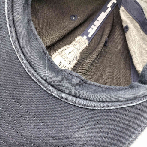 00S ボディ 企業 ボトル ロゴ 刺繍 シャンブレー デニム 6パネル キャップ メンズ