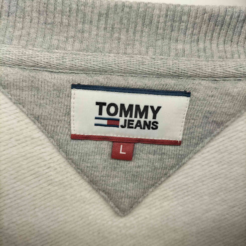 トミーヒルフィガージーンズ TOMMY HILFIGER JEANS フロントロゴ刺繍 クルーネック スウェット メンズ import:L
