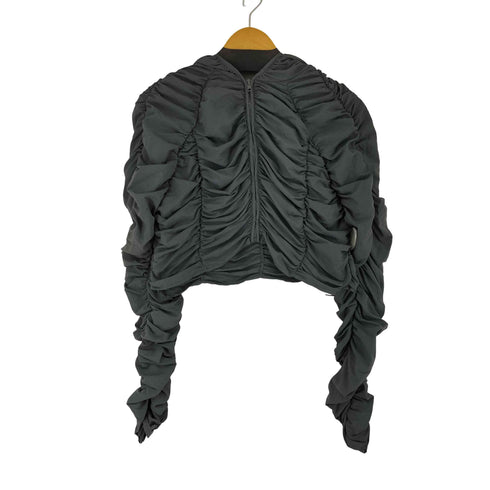 ザラ ZARA ナイロン シャーリングパーカー レディース import:L