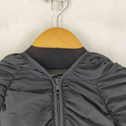 ザラ ZARA ナイロン シャーリングパーカー レディース import:L