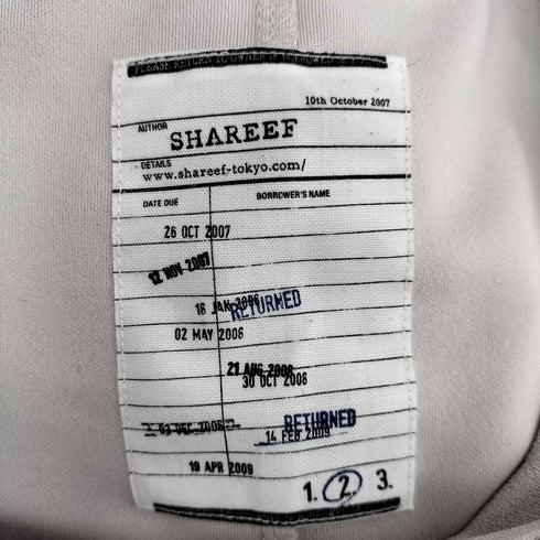 シャリーフ SHAREEF 別注 GEORGETTE TEE メンズ JPN:2