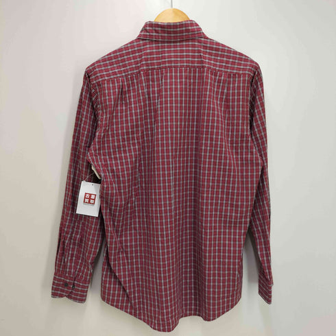 バーバリーブラックレーベル BURBERRY BLACK LABEL ワンポイント 刺繍 チェック L/S シャツ メンズ 2