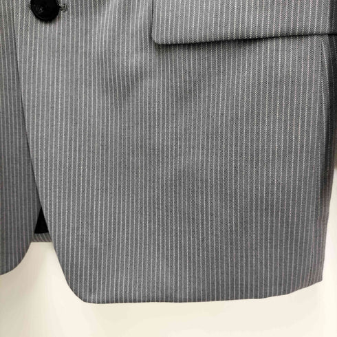 カルバンクライン CALVIN KLEIN ウール ストライプ 2B テーラードジャケット メンズ 34