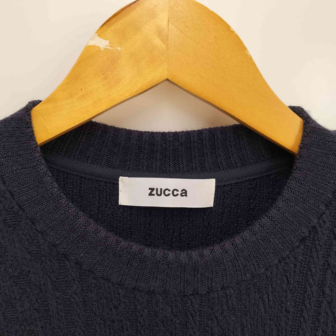 ズッカ ZUCCa レイヤードデザイン 長袖 ニット セーター レディース M