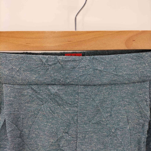 ハートイッセイミヤケ Haat ISSEY MIYAKE シワ加工 ポリ リネン イージー ワイド クロップド パンツ レディース JPN:2