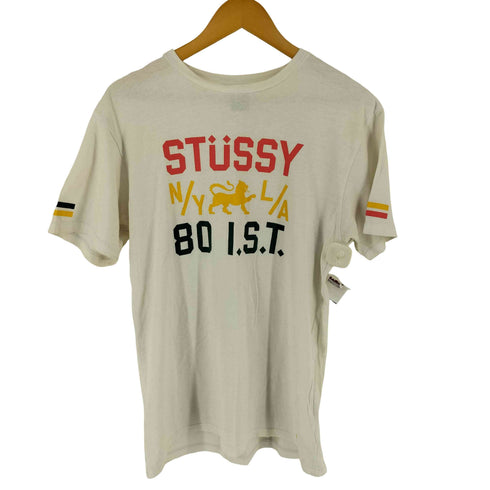 ステューシー Stussy Lion of Judah ラスターカラー プリント Tシャツ メンズ L