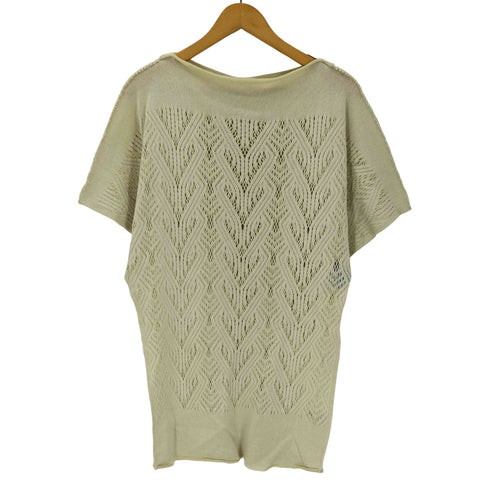エイポックエイブルイッセイミヤケ A-POC ABLE ISSEY MIYAKE 11AW 透かし編み ワイド ニット カットソー セーター 薄手 レディース JPN:2